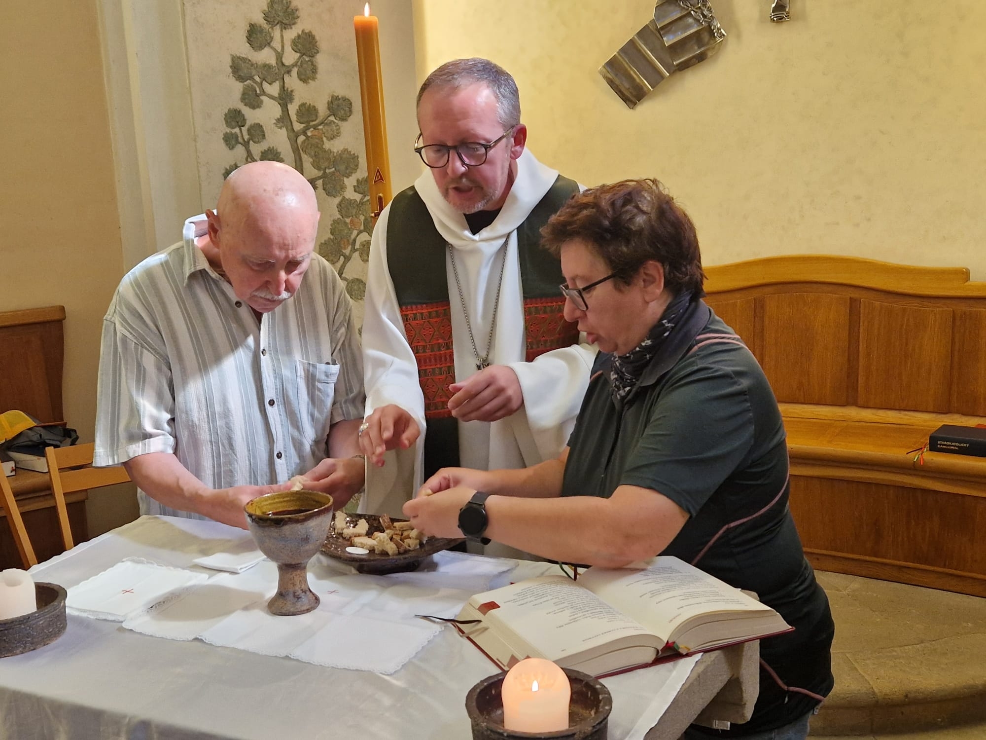 Liturgie v kapli sv. Máří Magdalény